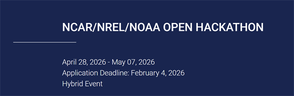 logo - NCAR/NREL/NOAA Open Hackathon